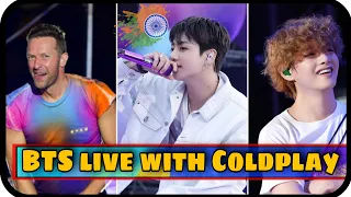 BTS & Coldplay🔴 Live Performance|  BTS my universe MV | BTS  performance in global citizen