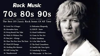 CCR, Scorpions, GNR, Bon Jovi, U2, Aerosmith🔥Top Classic Rock 70s 80s 90s Songs Playlist Vol 01