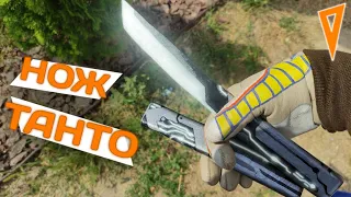 How to make a tanto transistor knife from standoff 2