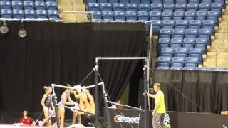 Nastia Liukin - Uneven Bars 2 - 2012 Visa Championships Podium Training