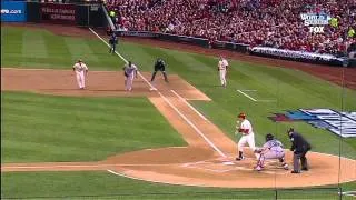 2013/10/26 Beltran's sacrifice bunt