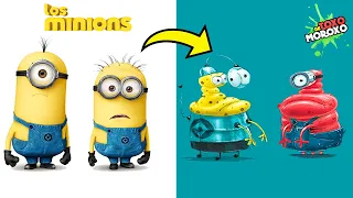 Así Eran Los Minions y Otros Personajes En Sus Primeros Diseños 😲  | DeToxoMoroxo