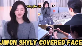 Jiwon got shy after staring too long at Soohyun, Soohyun teasing jiwon