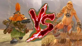 Malakai Makaisson VS Giant. Total War Warhammer 3