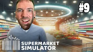 Ich ERWEITERE meine VERKAUFSFLÄCHE & brauche EURE Optimierungshilfe || #9 || Supermarket Simulator 🥪