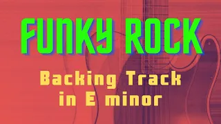 FUNKY ROCK Backing Track in E minor