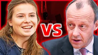 Luisa Neubauer zerstört Friedrich Merz bei Markus Lanz - Rhetorik Analyse