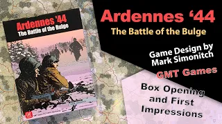 GMT Games Ardennes '44   First look and review