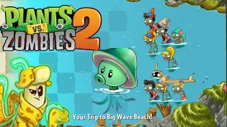 Electric peel and sea shroom vs zombies plants vs zombies 2