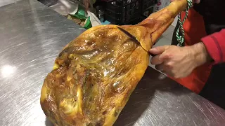 Como empezar un jamón para consumo en casa