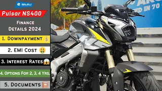 New 2024 Bajaj Pulsar NS400 EMI & Downpayment || Finance Details || On Road Price || Per Month EMI