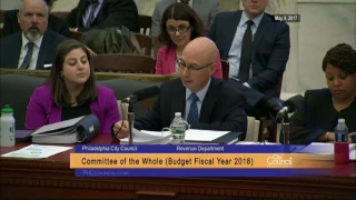 FY2018 Philadelphia City Council Budget Hearing 5-9-2017 Full Day