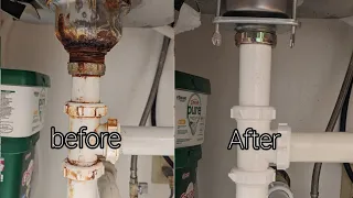 How to replace a leaking kitchen sink strainer (SLUDGE BONUS)