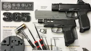 SIG Sauer P365 COMPLETE disassembly. Part 1 of 2