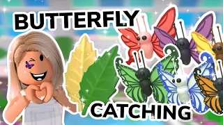 CATCHING 6 NEW BUTTERFLY PETS | ADOPT ME BUTTERFLY SANCTUARY