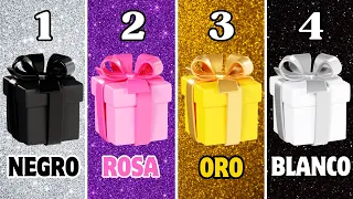 Elige 1 Regalo de 4 🎁🌈🖤🤍👑 - Elige Tu Regalo Sin Trampas - 4 Cajas de Regalos | Choose Your Gift 😍