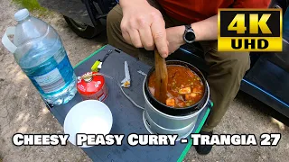 Cheesy Peasy Curry Trangia 27