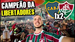 A GLÓRIA ETERNA! Boca Juniors 1x2 Fluminense - CAMPEÃO DA LIBERTADORES 2023 | VLOG NA ARQUIBANCADA