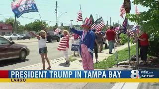 President Trump makes visit to Tampa Bay