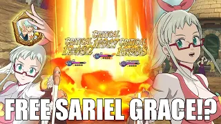 SHE IS A FREE SARIEL GRACE!? Ellatte On The Mael Goddess Team! | 7DS: Grand Cross