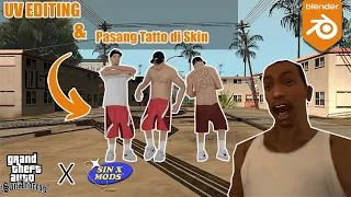 [TUTORIAL] UV unwarp/UV Editing Dan Pasangang Tatto di Blender #16