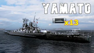 World of WarShips Yamato - 6 Kills 308K Damage