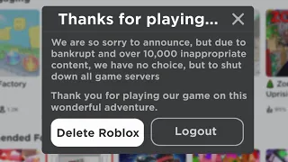 "Goodbye" Roblox...