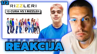 BAKA PRASE REAKCIJA NA 10 CURA VS 1 RIZZLER: LUKA SILNI - PART 1