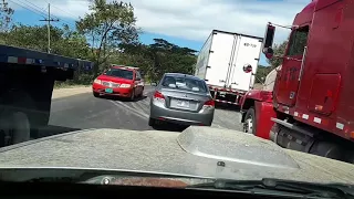 Border crossing from Costa Rica to Nicaragua