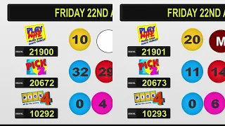 NLCB Online Draws Friday 22nd April 2022