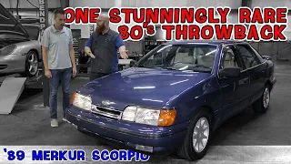 Hoovie is truly stunned by this rare '89 Merkur Scorpio in the CAR WIZARD's shop