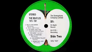 The Beatles ( ͡⊙ ͜ʖ ͡⊙) GREEN ALBUM Disc 1 - 10 - "HEY BABY, ONLY YOU" (Channel-Cobb-Ram-Rand)