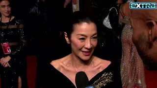 Michelle Yeoh REACTS to John Cena’s NAKED Oscars Moment (Exclusive)