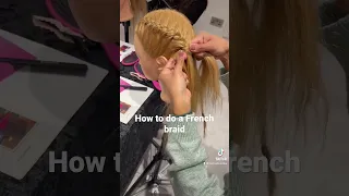 How to do a French braid #hairtutorial #braidstyles #braids #hairideas #frenchbraid #hairvideo