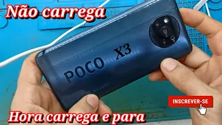 Xiaomi poco X3 não carrega, as vezes carrega e para de carregar, trocou a base de carga e nada 🤷🏼‍♂️