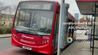 Soon to be refurbished | Route 309 | YX61FZF | Enviro 200 | Stagecoach London Ex First & TT