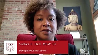 Awards of Distinction 2024: Distinguished Alumni Award: Andrea E. Hall, MSW ’05