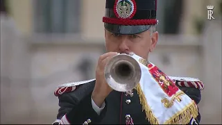 Mattarella depone corona d’alloro sulla Tomba del Milite Ignoto all’Altare della Patria (04.11.22)