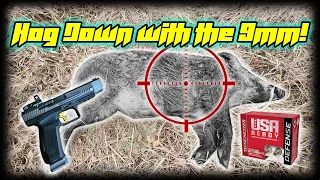 Hog Hunting with a 9mm Pistol! Canik TP9SFX!