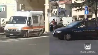 [RARE/SCORTA/PNEUMATICA] Ambulanza 1-132 Croce D'Oro Imperia + Polizia Penitenziaria