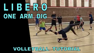 How To ONE ARM DIG - Volleyball Tutorial