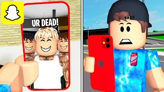 I Troll the WRONG BROTHERS With Roblox Snapchat..