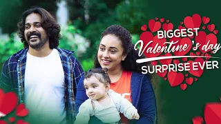 Biggest Valentine's Day Surprise Ever | Pearle Maaney | Srinish Aravind