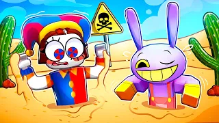 Can POMNI & JAX ESCAPE ALL QUICKSAND TRAPS in Roblox?