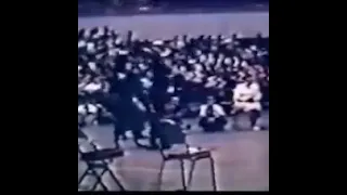 Grandmaster Victor Moore blocks Bruce Lee's Punch original footage in slow motion