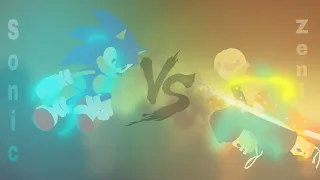 sonic vs zenitsu I stick nodes I Speed of sound vs lightning speed