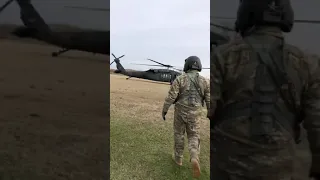 Blackhawk ride through the mountains