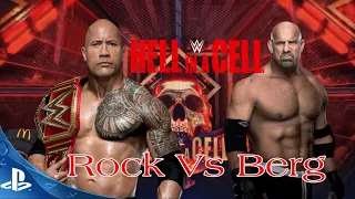 FULL MATCH -. The Rock vs GoldBerg :Hell In A Cell Match 2k22 #FullMatch #Goldberg #TheRock #wwe2k22