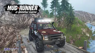 Spintires: MudRunner | Jeep Grand Cherokee  | Dangerous Roads (La Luna 9 V1) | ( No Commentary )