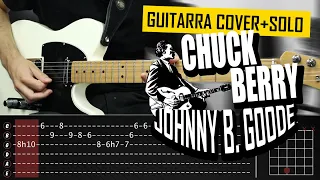 Johnny B. Goode Guitarra Cover COMPLETO + Solo de guitarra + Tablatura CHUCK BERRY